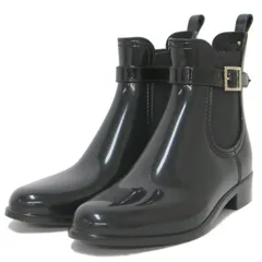JIMMY CHOO ジミーチュウ ブーツ ショート レインブーツ シューズ 靴 ブラック 黒 36 23.0cm サイドゴア ラバー PVC 134 JAI ジャイ ブランドのサムネイル