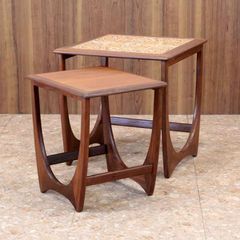 ライティングデスク イギリス 完成品 チーク 鍵なし