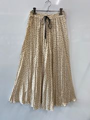 n1783⚫︎ZARA⚫︎ザラ⚫︎ドット⚫︎マキシ⚫︎スカート⚫︎sizeS⚫︎アイボリー