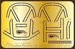 【中古】パッションモデルズ 1/35 M4A3シリーズ ライトガード 2枚入 タミヤMM 35250/35251/35346用 エッチングセット P35-125 2zzhgl6