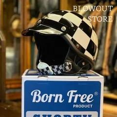 装飾用BORN FREE SHORTY ハーフヘルメット メッキショーティ4