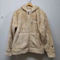 美品　Champion　チャンピオン　ボア　フリース　フルジップパーカー　ベージュ　Mサイズ　L1414