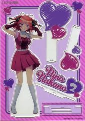[中古]アクリルスタンド·アクリルパネル 中野二乃 MEGAアクリルスタンド [映画 五等分の花嫁×TSUTAYA POP UP SHOP ~学園アイドル~]