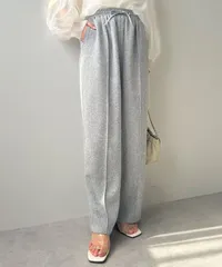 夢展望公式 [新品未使用] ミックスツイードリラックスパンツ [グレー] 他カラー別ページ有 rectangle パンツ ワイドパンツ・ガウチョパンツ（フルレングス） 535688-02