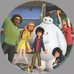 【中古】バッジ・ビンズ TYPE-H/150mm特大 缶バッジ 「Happyくじ ベイマックス vol.2.0」 G賞