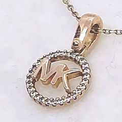 ひ*ー様 KY9 JM 金メッキ リングペンダント ネックレス - メルカリ