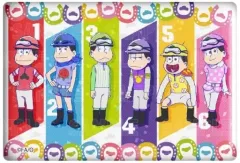 【中古】バッジ・ピンズ(キャラクター) 6つ子(騎手) 「おそ松さん トレーディングしかく缶バッジ おうまでこばなしver.」