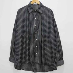 ensou. Messy Shirt ストライプ ダブルシャツ Black L - メルカリ