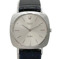 ◆◆ROLEX ロレックス メンズ腕時計　チェリーニ 手巻き　K18WG 箱付 ベルト社外品 2423036
