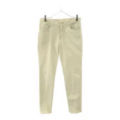 SOVEREIGN ソブリン 日本製 UNITED ARROWS ダブルツイル クリース 5ポケット パンツ M ホワイト系 メンズ 古着