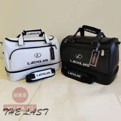 レクサス キャディバッグ 黒×シルバー 一部柄 9型ゴルフ LEXUS
