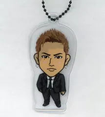 【中古】雑貨 登坂広臣(衣装黒) クリアチャーム SPECIAL SHOWCASE 真顔ver. 居酒屋えぐざいるオンラインカプセル第2弾景品