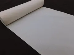 白生地紋衣装縦縞新品反物 楽布特選 P17086　k