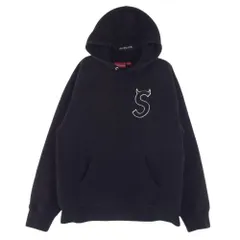 Supreme シュプリーム パーカー 22AW S Logo Hooded Sweatshirt S ロゴ ツノ プルオーバー スウェット 長袖 パーカー ブラック系 M【中古】のサムネイル