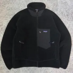 人気 美品 patagonia レトロx フリースジャケット オールブラック M
