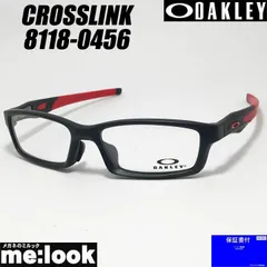 OAKLEY オークリー OX8118-0456 眼鏡 メガネ フレーム サングラス CROSSLINK クロスリンク 度付可 サテンブラック レッド OX8029
