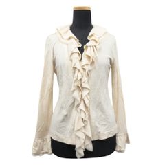 お礼や感謝伝えるプチギフト 美品 22AW yori ヨリ ウールブレンド パフスリーブ 長袖 プル ニット+セーター