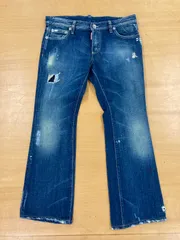 試着のみ! DSQUARED2 ディースクエアード ダメージ デニム 50 楽天市場】DSQUARED2 ディースクエアード ジーンズ S74LB1040