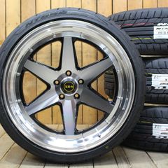新型 40系 ヴェルファイア アルファード 新品 22インチ 9J+30 PCD120 ファブレス BARONE XR-6 245/35R22 NITTO タイヤ ホイール 4本SET