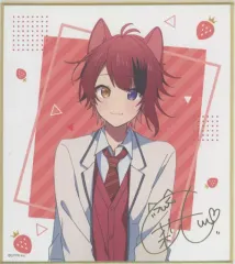 【中古】紙製品 莉犬(すとろべりーぷりんす/制服白) ミニ色紙(7th Anniversary ver.!!) すとぷり 7th Anniversaryグッズ ミニ色紙くじ景品