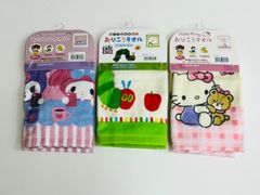 おりこうタオル 3枚セット お食事エプロン 女の子