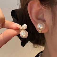 【フォーマルな場面にも】イヤリング 小ぶり ゴールド 上品 ジュエリー パールピアス ノンホールピアス ゴールドイヤリング 結婚式 お呼ばれ お呼ばれコーデ お祝い  韓国 卒業式 入学式 zara snidel agete 4℃ ete lesbonbon