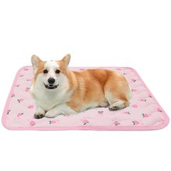 Bidason ペット ひんやり マット 冷感 シーツ 犬 猫 キルト 軽量 白熊柄 フルーツ柄 可愛い クール 接触冷感 涼しい 快適 滑り止め付き 洗える 暑さ対策 小 中 大型 ペット用品 夏