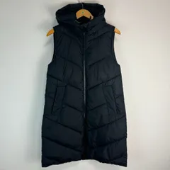 SAVE THE DUCK　セーブザダック　ブラック　ダウンロングコート　ベスト　古着