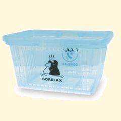 【特価商品】ごリラックス まもるさんのカゴ カゴ アクアブルー
