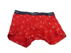 ■新品■未使用■ Paul Smith ポールスミス コットン95％×ポリウレタン5％ ボクサーパンツ 下着 レッド系×ネイビー系 DK4282のサムネイル