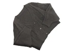 GRL グレイル ケーブル編み ニット カーディガン sizeF/チャコールグレー ◇■ レディース