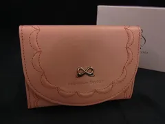 ■極美品■ rebecca taylor レベッカテイラー  レザー コインケース コインパース 小銭入れ レディース サーモンピンク系 DH5401のサムネイル
