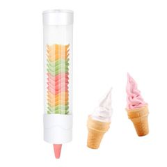 【新着商品】3way取付方法 コーンカップディスペンサー ソフトクリームコーンディスペンサー アイスクリームカップホルダー