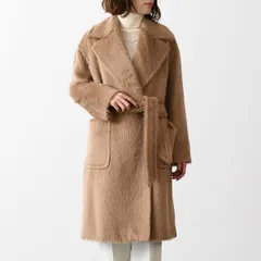 Max Mara Studio マックスマーラ ステュディオ アウター コート オッタンタ OTTANTA ウールアルパカコート レディース ブラウン 秋冬 ウエストベルトのサムネイル