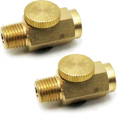 NABESHI エアーレギュレーター 空気圧調整 フィルター エアバルブ 流量調整 カプラー(ゴールド2個セット)