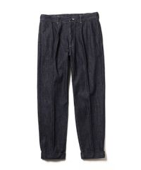 MR.OLIVE / 12oz UNEVENYARN VINTAGE DENIM / ONE PLEATS SLACKS  ミスターオリーブ/12オンス ヴィンテージデニム / ワンプリーツスラックス