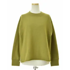 【MARGARETHOWELLMHL】595-1263505 FELTED ROUGH WOOL長袖ニットセーター