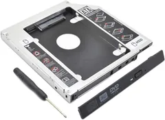 Ren He 2nd 2.5インチ HDD・SSD マウンタ 光学ドライブベイ用 SATA 3.0 ハードディスクマウンタ ノートPC 対応 12.7mm