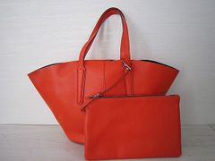 GIANNI CHIARINI ジャンニ・キアリーニ オレンジ系 レザー トートバッグ ショルダーバッグ【中古】MO11015TUD【Shops 匿名配送】