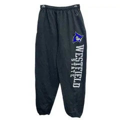 Champion スウェットパンツ L チャコールグレー チャンピオン イージーパンツ プリント スポーティー 古着卸 アメリカ仕入 2509-258