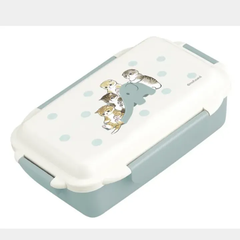モフサンド　mofusand　ランチボックス（ねこ渋滞）　新品未使用　可愛い　水色　すべり台　電子レンジ可　食洗機可　新年度新しくしましょう