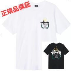 LB WREATH TEE STUSSY ステューシー 半袖 ホワイト ブラック 並行輸入正規品