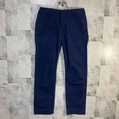 A16155 or Slow ウールヘリンボーン ベイカーパンツ ネイビー 1 orSlow