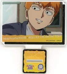 【中古】アクリルスタンド・アクリルパネル 霊幻新隆(笑顔) 「モブサイコ100 III×ロールアイスクリームファクトリー トレーディング場面写アクリルスタンド」