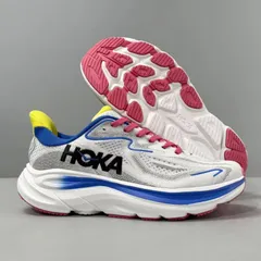 ホカオネオネ HOKA ONE ONE CLIFTON 10 ホカ エム クリフトン 10 軽量 ロートップ アウトドア トレイル ランニングシューズ グレー+ブルーです2 スニーカー 送料無料