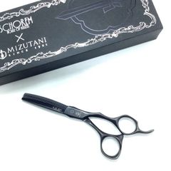 【ミズタニシザーズ ミズタニシザーMIZUTANI SCISSORS】SCHOREM MASTER 33 オフセット シザー セニング 美容ハサミ すきばさみ 美容師 理容師 約25～30% 右利き 5.8インチ 中古 sc2223