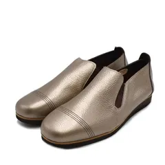 Figurino フィグリーノ 23.0㎝ ブロンズ スリッポン mer0518 日本製 本革 軽量 幅広 3E レザー 本革 レディース 靴 SP101