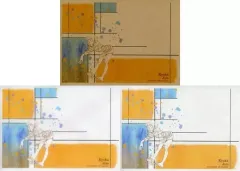 【中古】紙製品(キャラクター) 耳郎響香 封筒3枚セット 「僕のヒーローアカデミア みんなで作ろう!!海の家 in 東急ハンズ×文房具カフェコラボ」