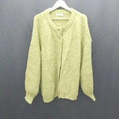 ◇ ⊇ AUNT MARIE'S アントマリーズ ニット 長袖 カーディガン サイズF グリーン レディース E  【1501160026354】