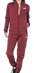 PUMA プーマ 679695 ジャージ トリコット トレーニングスーツ レディース 上下セット エンジ M